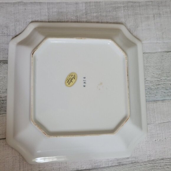 ANDREA BY SADEK SQUARE PLATE WITH PHEASANTS DESIGN 8916 - Picture 6 of 6